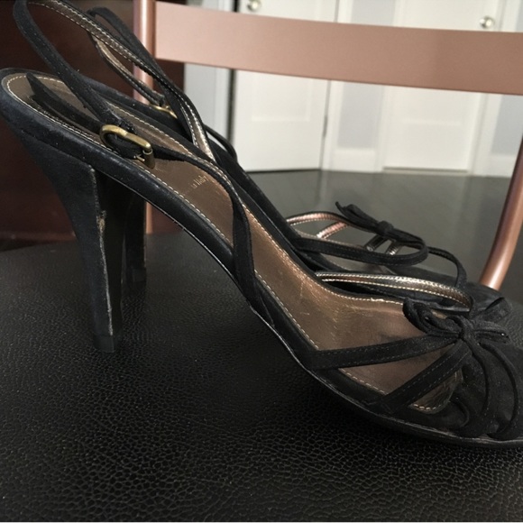 J. Crew Bow Accent Strappy Slingback Size 8.5 - Picture 10 of 12
